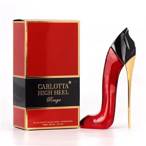 perfume with high heel bottle.